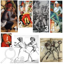 Verschiedene Darstellungen von Wmser ca. 1460-90, pimr aus dem sdd. und sterreichischen Raum