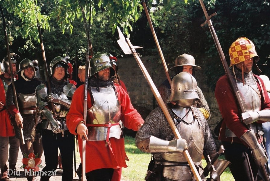 Spätmittelalterliche Soldaten