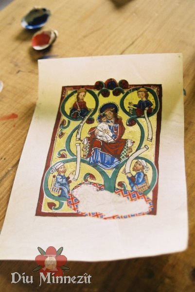 Hochmittelalterliche Buchmalerei
