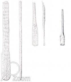 Pfannenwender aus Funden aus London, 13-15.Jhd